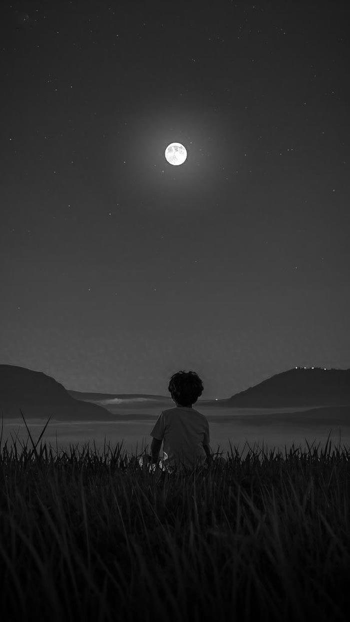 hình nền tối đen minimal