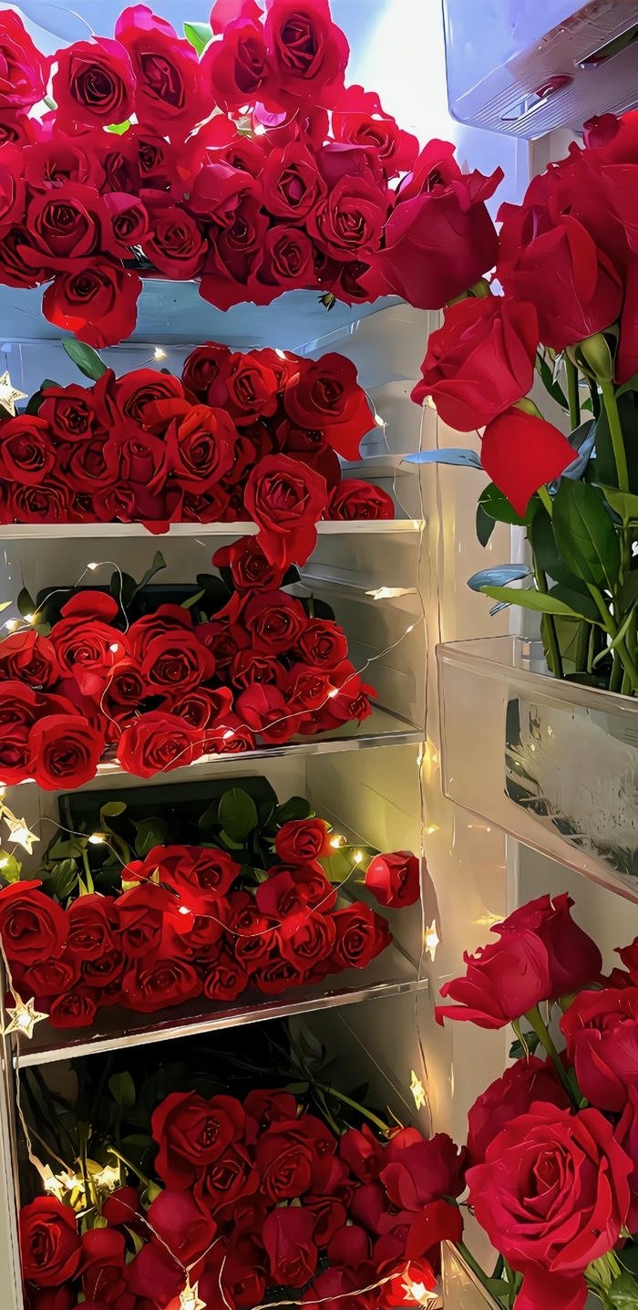 hình nền tủ hoa hồng