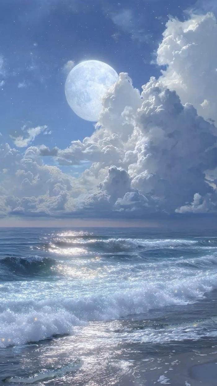 hình nền vân mây phong cách art