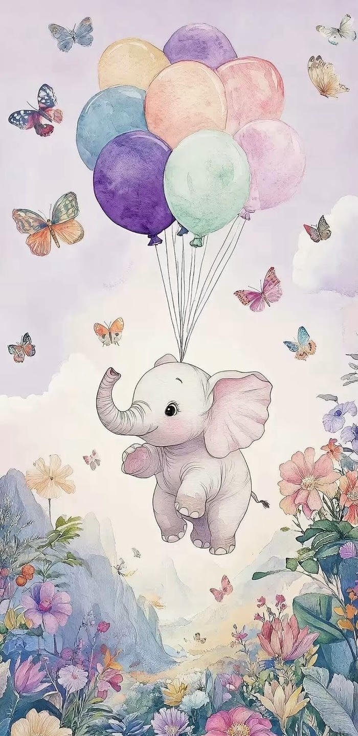 hình nền voi bay hình nền voi bay