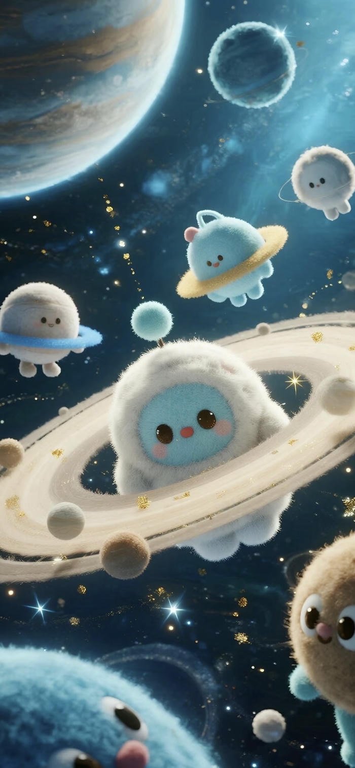 hình nền vũ trụ hoạt hình