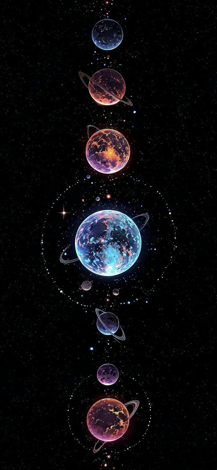 hình nền vũ trụ huyền ảo