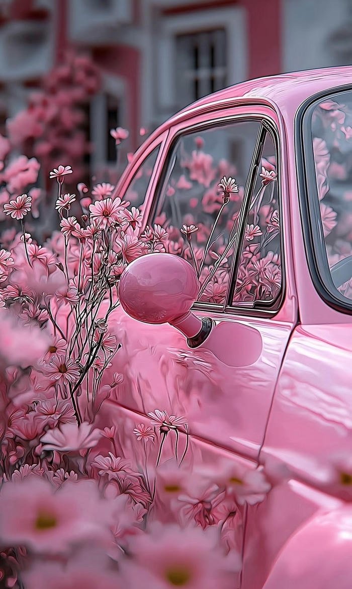 hình nền xe hồng