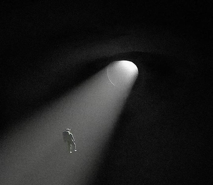 hình tối giản đen