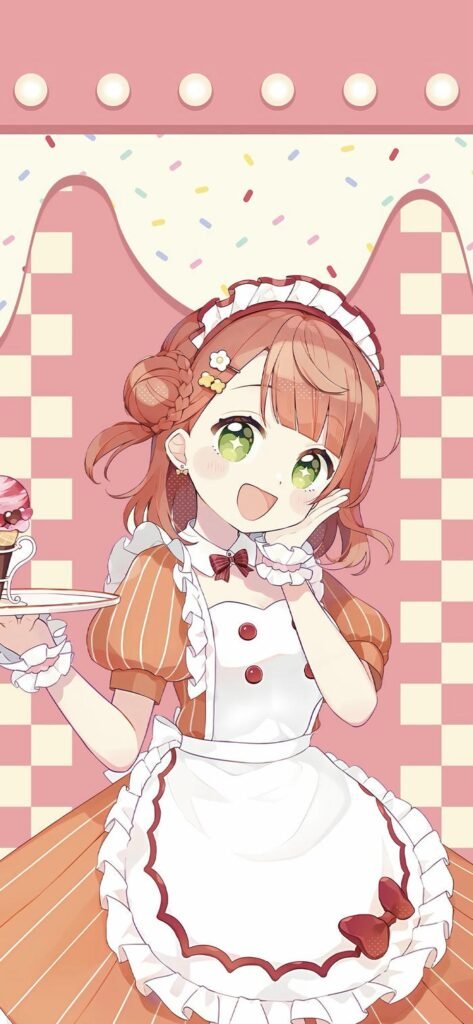 mẫu hình nền anime nữ