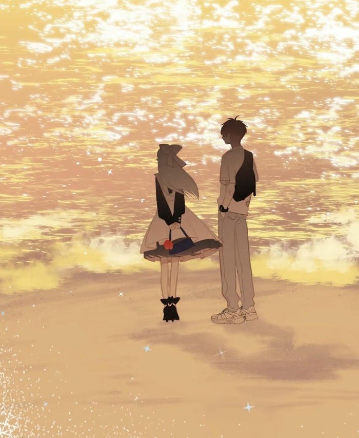 nét dịu dàng trong ảnh anime