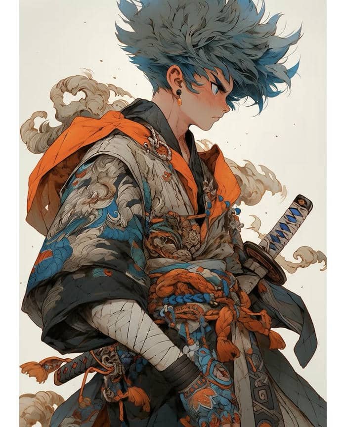 nhân vật kiếm hiệp anime ngầu