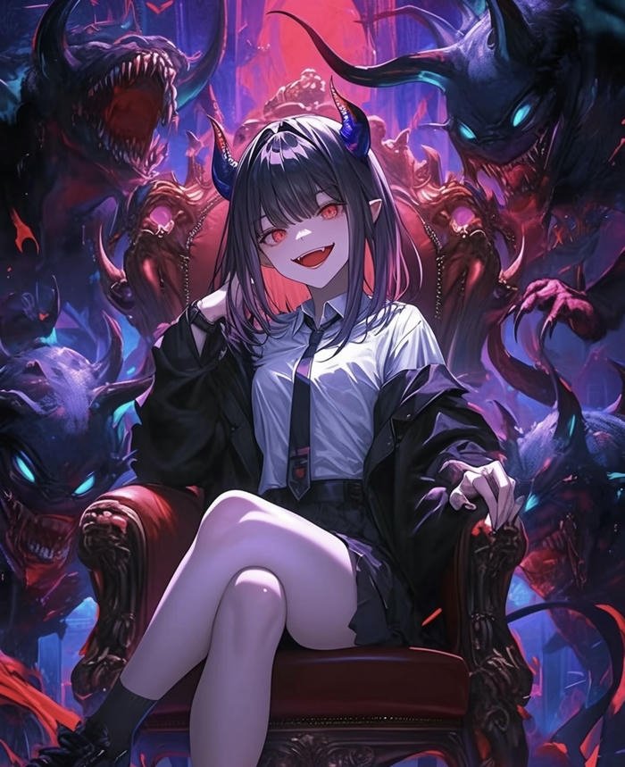 những ảnh anime ác quỷ ấn tượng