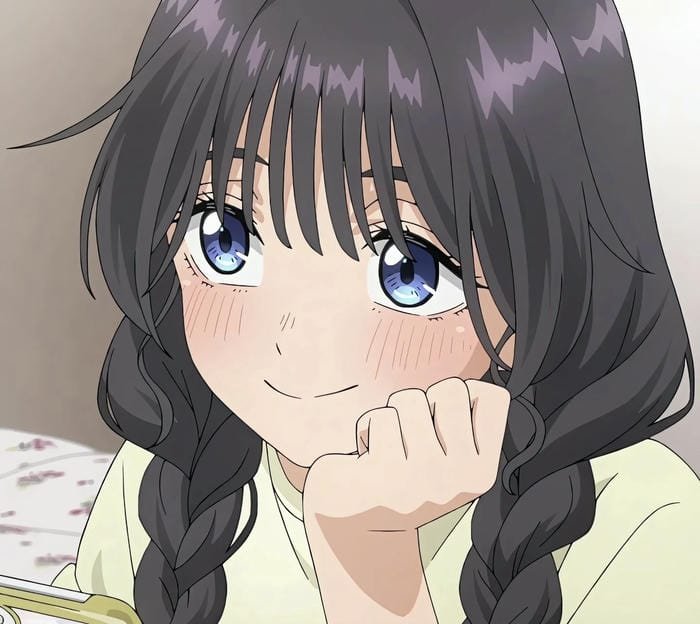 nụ cười đáng yêu anime