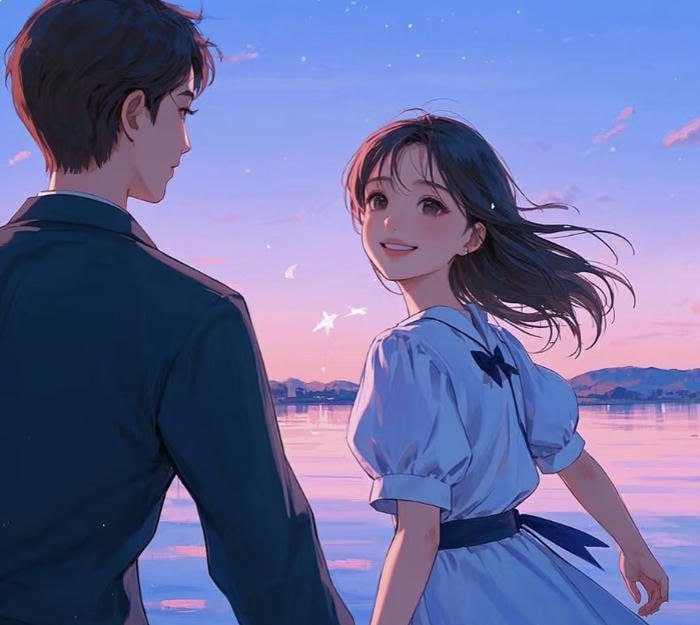 nụ cười hạnh phúc anime