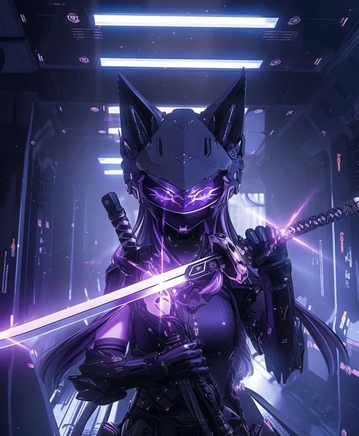 robot anime không gian tương lai