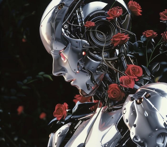 robot tương lai anime phát sáng