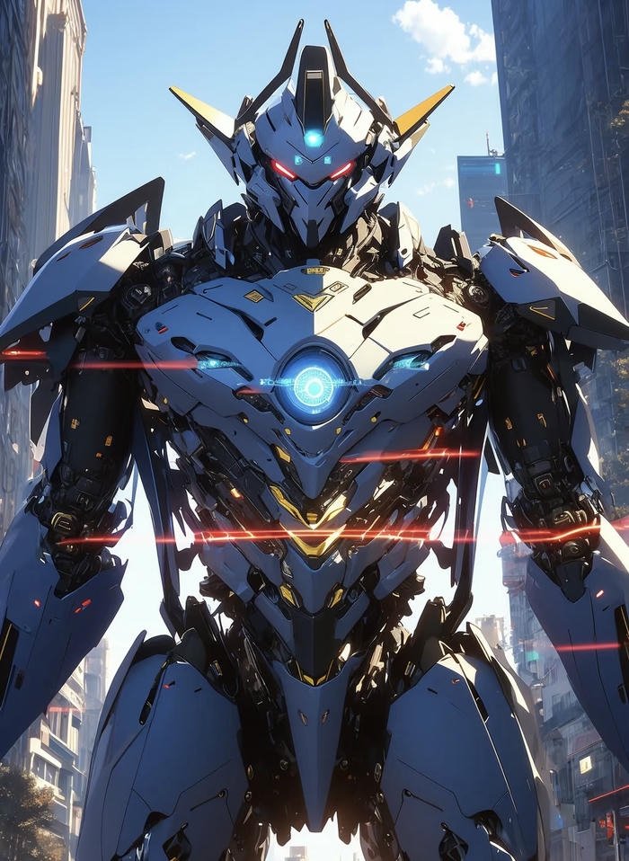 thiết kế robot anime hiện đại