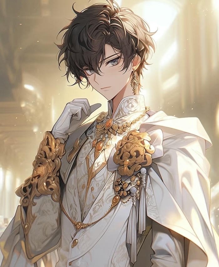 tóc đen hoàng tử anime đẹp