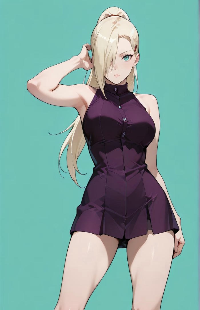 tư thế chiến đấu của kunoichi anime