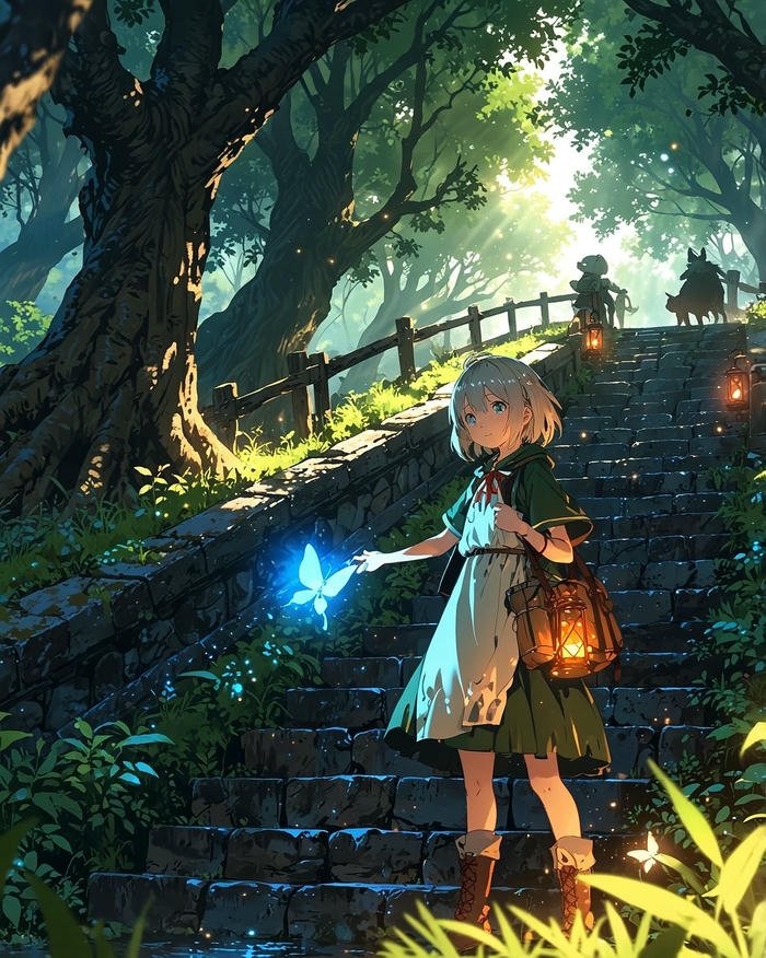 vẻ đẹp tự nhiên anime