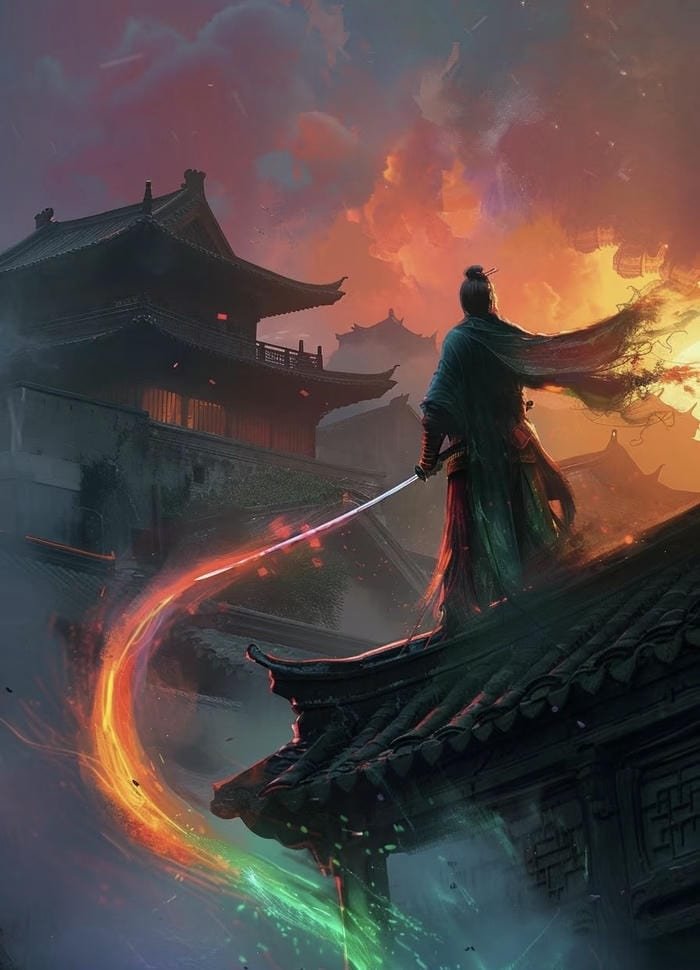 vẻ dũng mãnh nhân vật anime