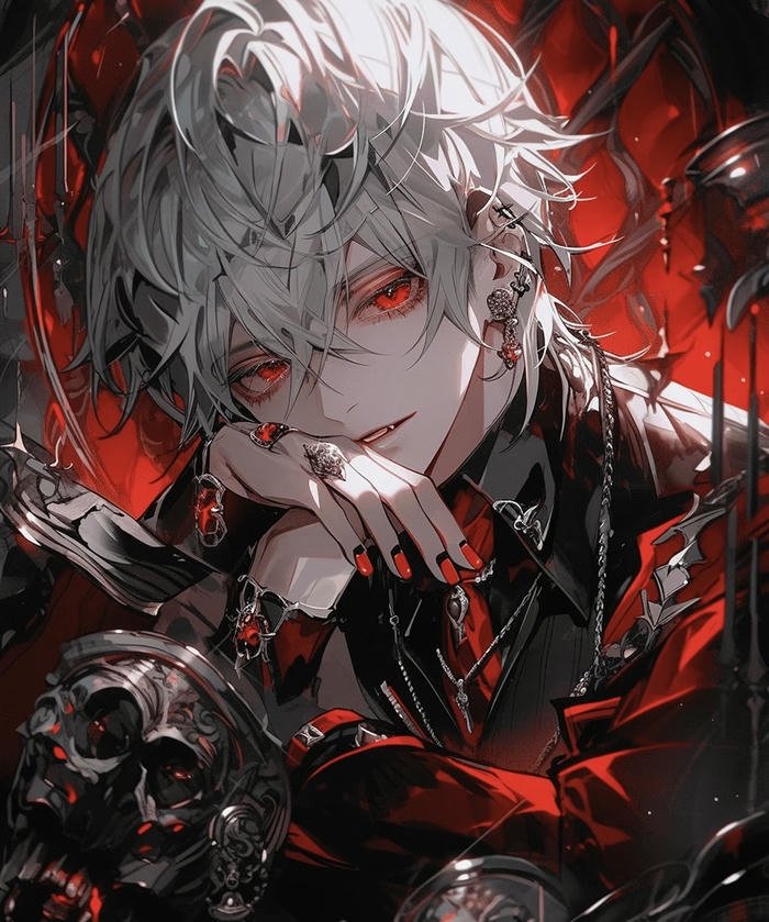 vẻ lạnh lùng anime chàng trai