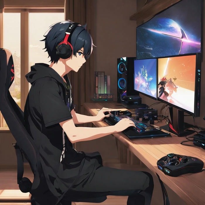 vẻ lạnh lùng gamer