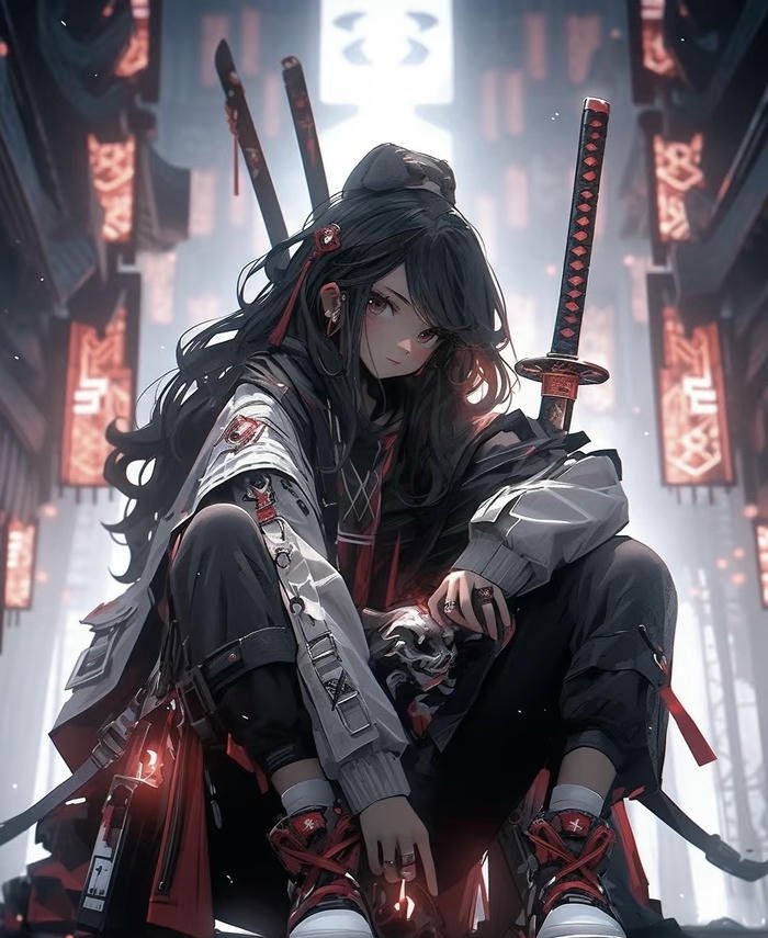 vẻ ngầu lòi chiến binh anime