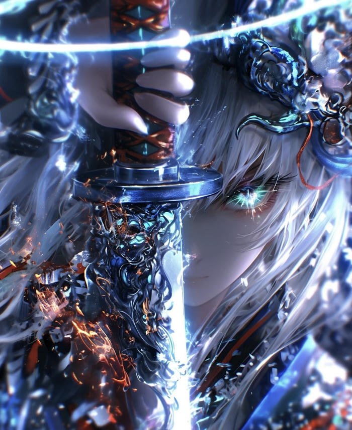 vẻ sáng lung linh anime