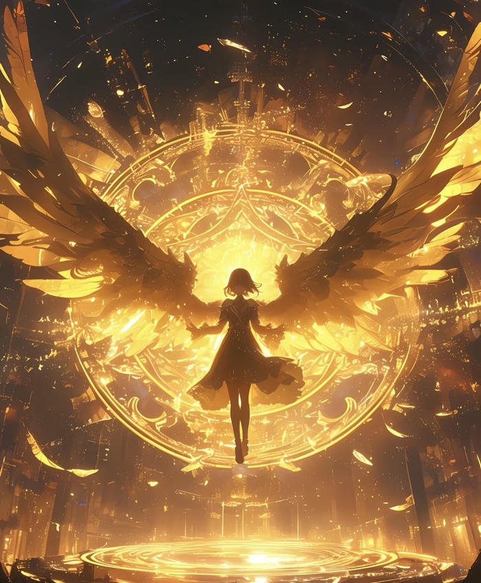 vẻ thần bí trong anime phép thuật