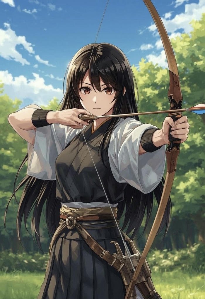 vẻ thanh lịch nhân vật anime