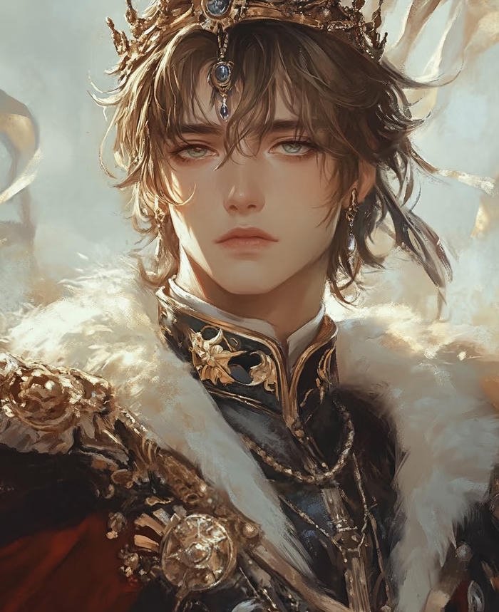 vẻ thư sinh anime hoàng tử