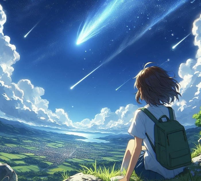 vẻ tự do nhân vật anime