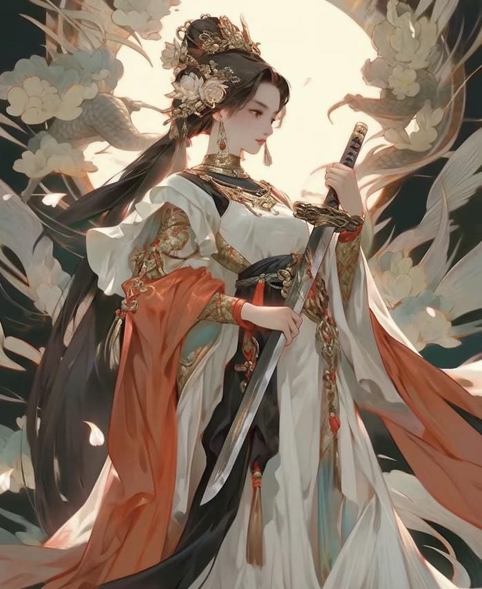 vẻ uy nghi anime kiếm hiệp