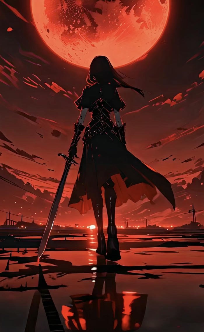 vibe dark kiếm sĩ anime