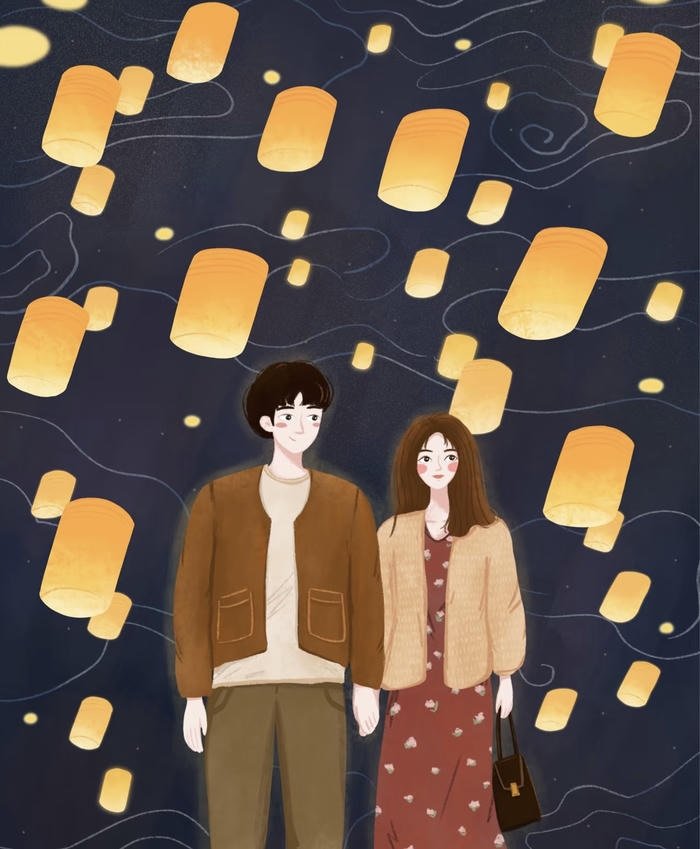 Ảnh anime cặp đôi lãng mạn