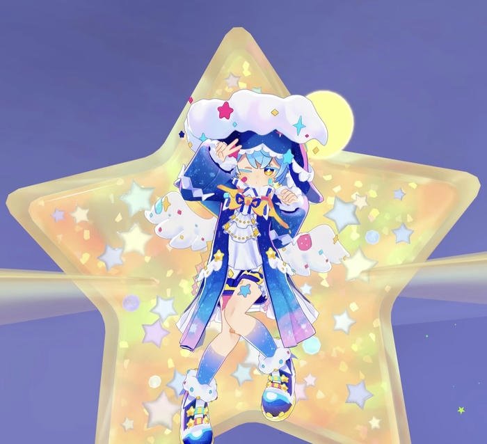 Ảnh anime cậu bé phép thuật bay giữa ánh sáng