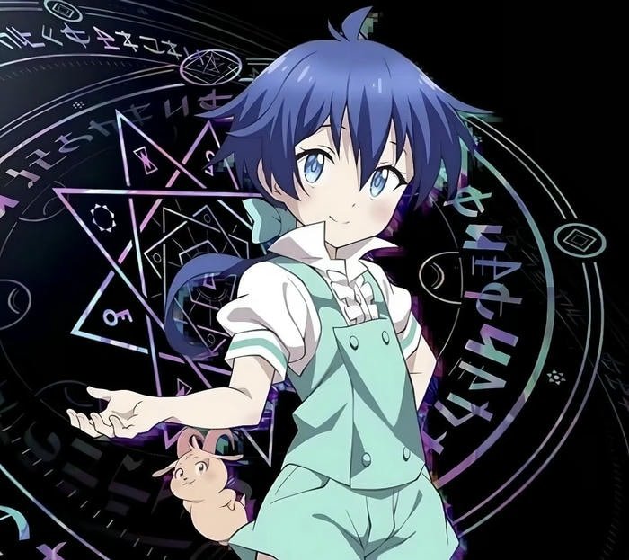 Ảnh anime cậu bé phép thuật dùng pháp trượng