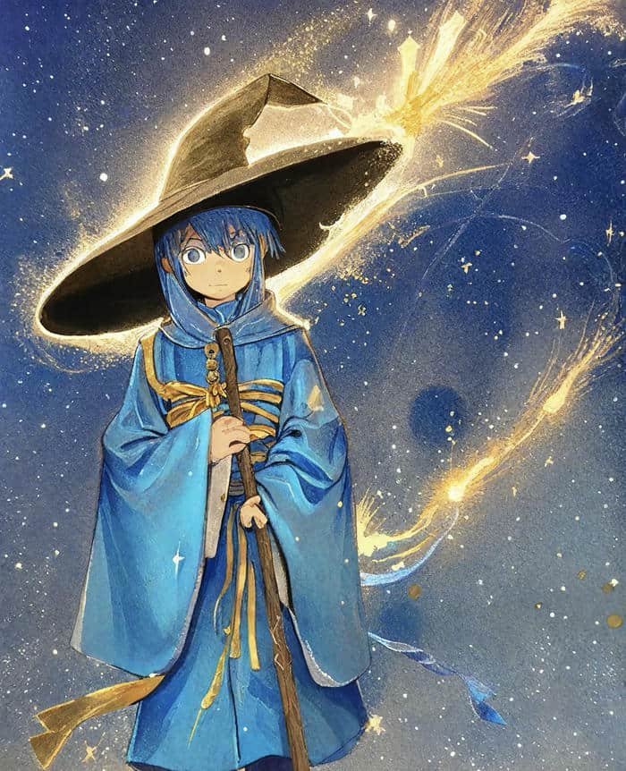 Ảnh anime cậu bé phép thuật triệu hồi sức mạnh