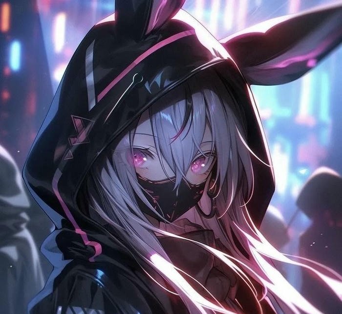 Ảnh anime cyberpunk không gian số