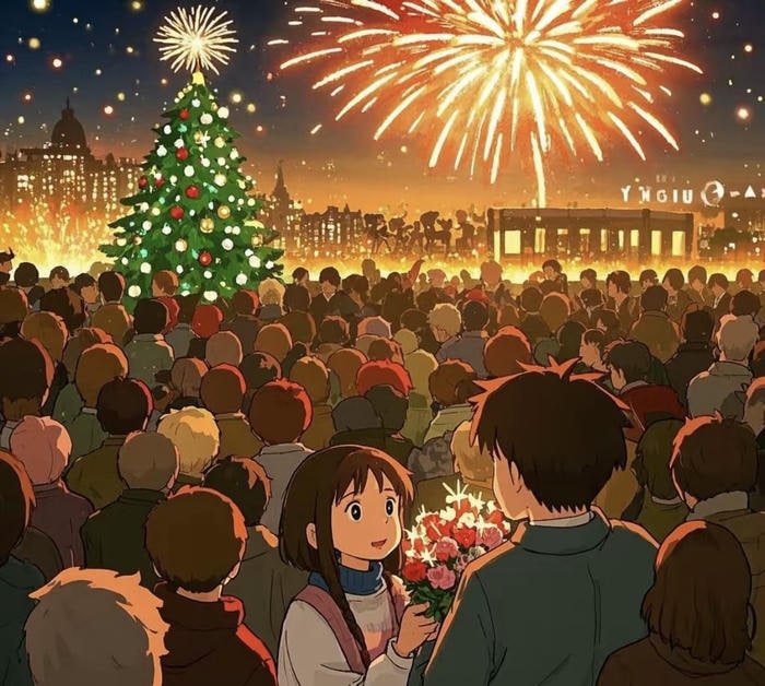 Ảnh anime đôi lãng mạn đẹp mê hoặc