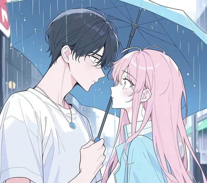 Ảnh anime đôi lãng mạn tay trong tay