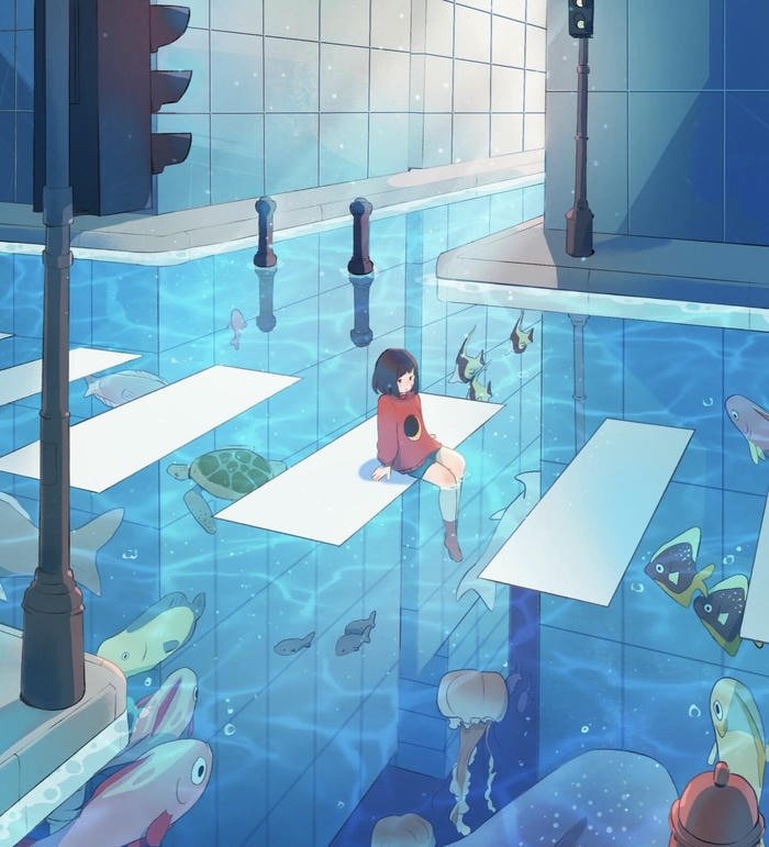 Ảnh anime fantasy dễ thương đẹp