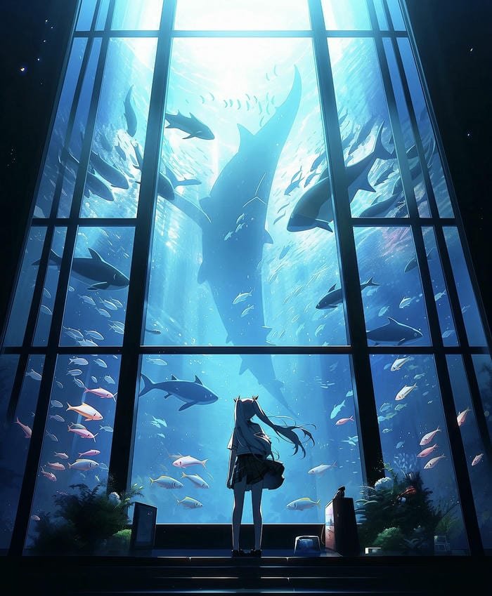 Ảnh anime fantasy không gian mơ