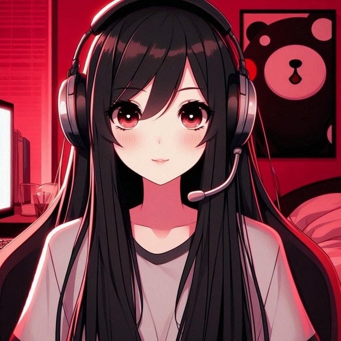 Ảnh anime gamer cool hiện đại