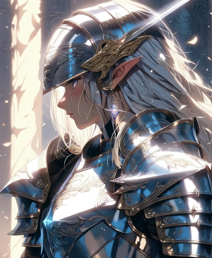 Ảnh anime kỵ sĩ rồng cưỡi rồng mạnh mẽ