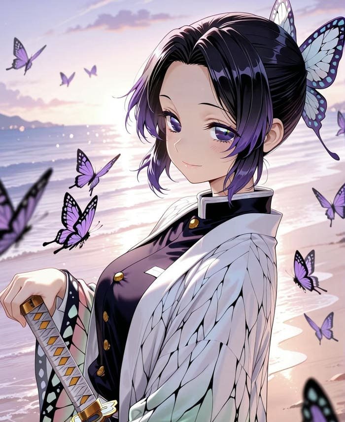 Ảnh anime nữ kiếm sĩ lạnh lùng khiến người nể