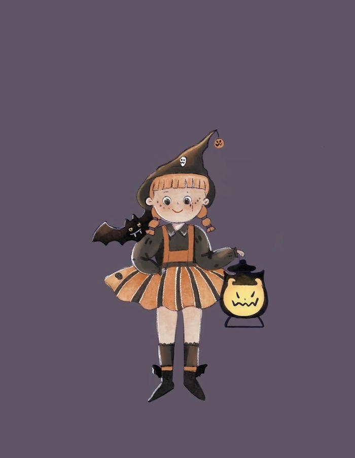 Ảnh anime phù thủy dễ thương nhẹ nhàng tinh