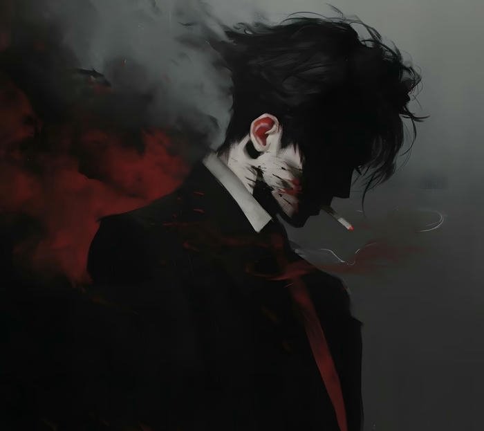 Ảnh avatar nghệ thuật tối màu tinh tế