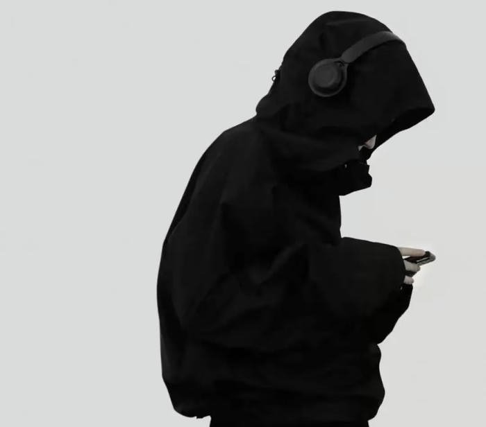 Ảnh avatar trắng đen tối giản trầm lắng