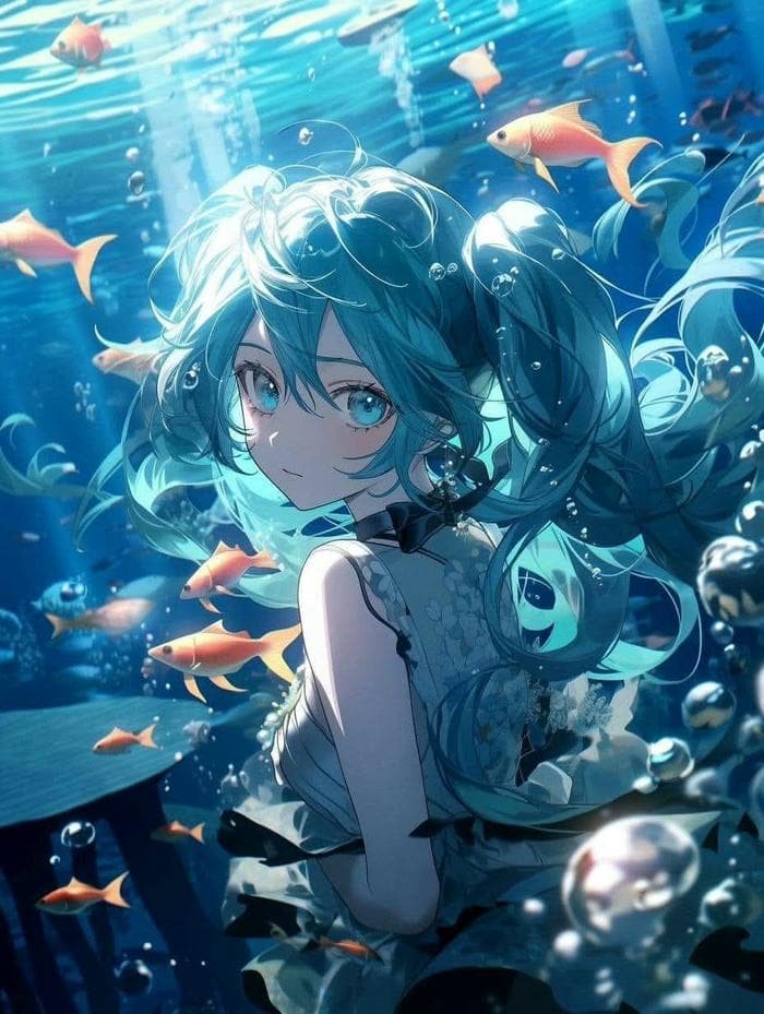 Ảnh avatar xanh dương siêu đẹp ngầu