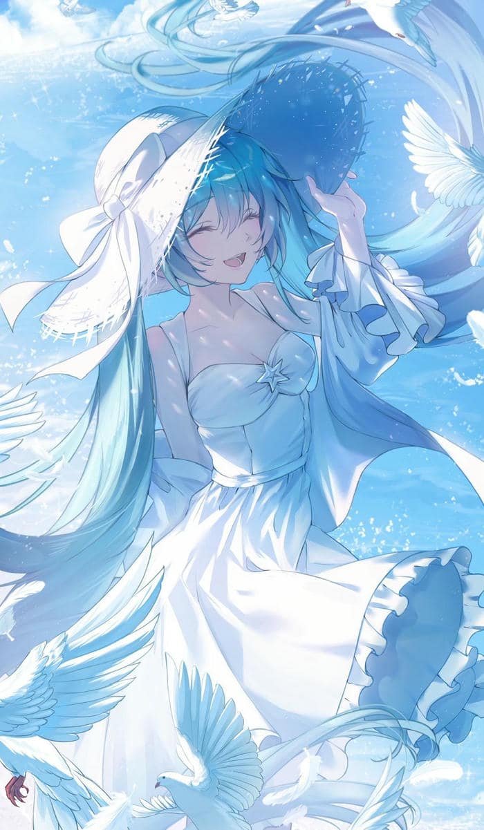 Ảnh avatar xanh phong cách đẹp nhẹ