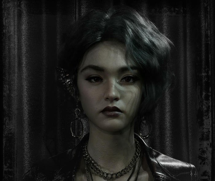 Ảnh đại diện mặt người nghệ thuật cảm xúc