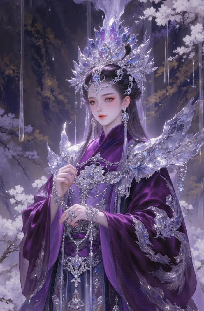 Ảnh đại diện tím huyền bí đẹp nhẹ